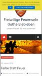 Mobile Screenshot of feuerwehr-gotha-siebleben.de